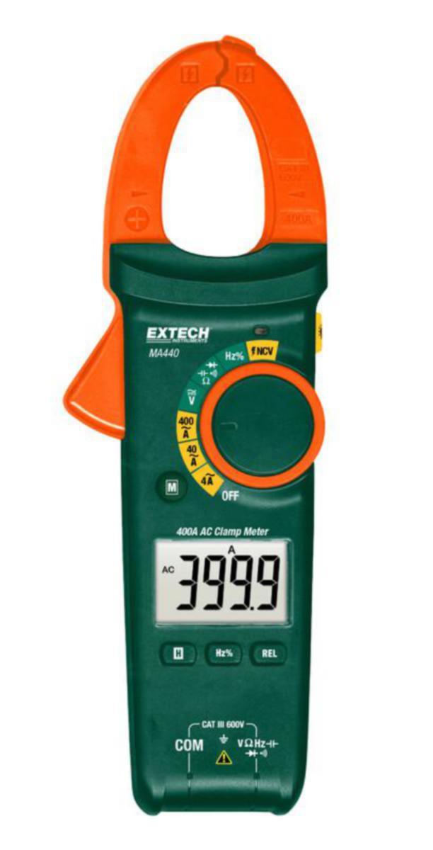 Strömtång MA440 Extech - STÖMTÅNG EXTECH 400A AC + NCV LCD
