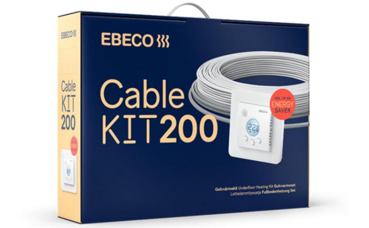 Kompletteringssats till Cable Kit, Ebeco - KOMPLETTERINGSKIT EBECO EBECO CABLE KIT 107M 1180W TÄY
