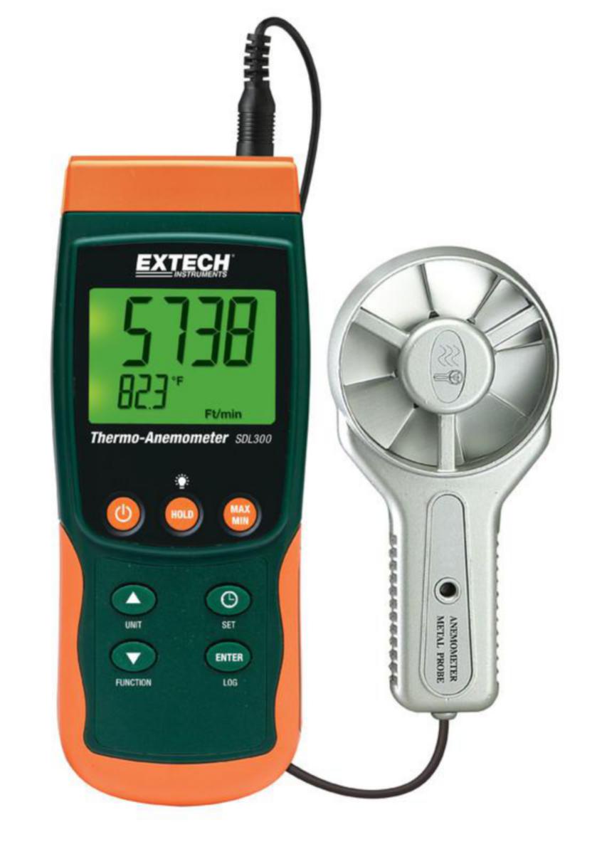 Termoanemometer SDL300 Extech - DATALOGGARE EXTECH TERMOANEMOMETER