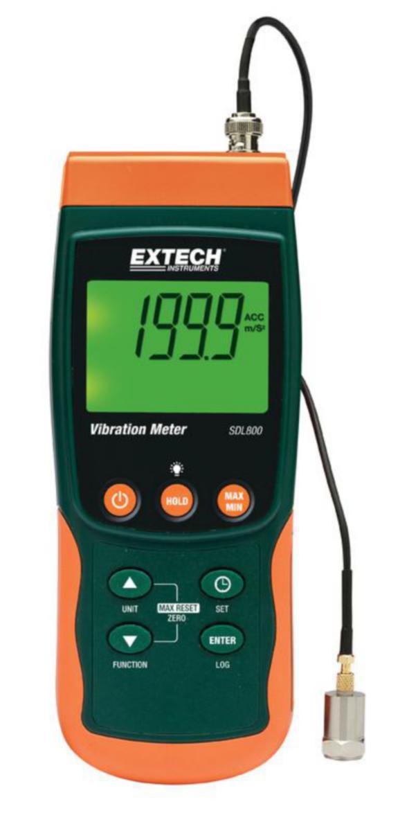 Vibrationsmätare/Datalogger SDL800 Extech - DATALOGGER EXTECH 10Hz - 1kHz +SMARTKORT