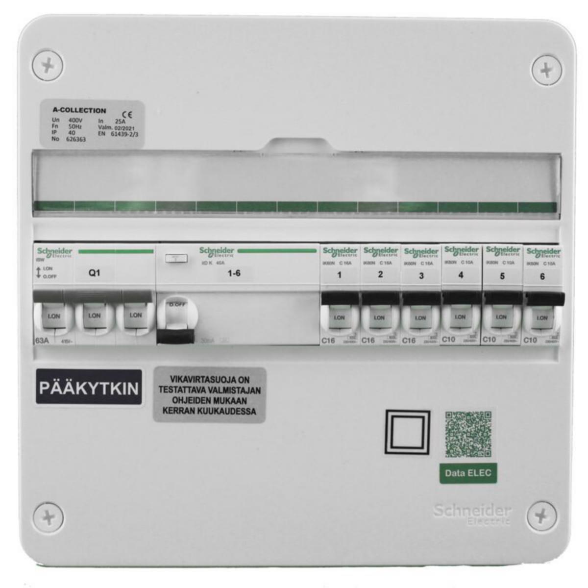 Gruppcentral a-collection - GRUPPCENTRAL YTMONTAGE ARK 25A/6JS/VVS IP30