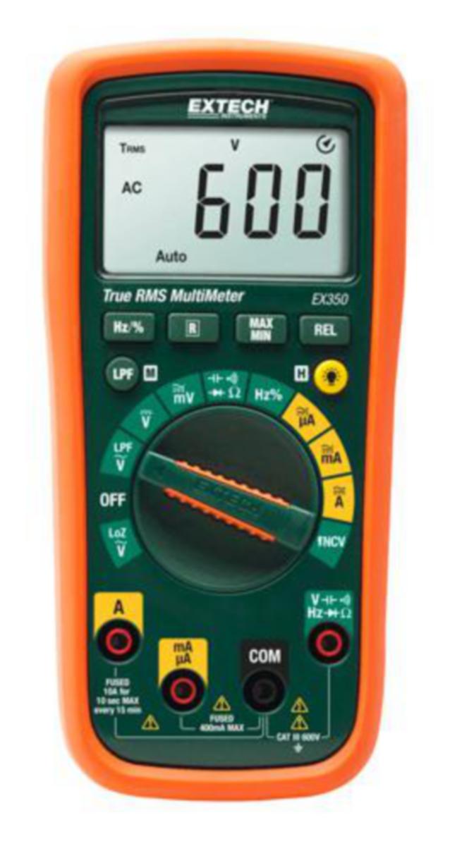 Multimeter digital EX350 Extech - MULTIMETER DIGITAL EXTECH TRMS NCV 11-FUNKTION