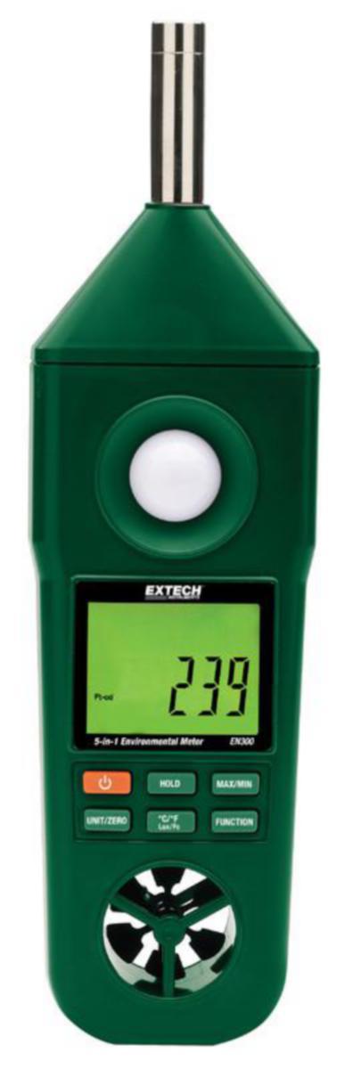 Anemometer EN300 Extech - OMGIVNINGSMÄTARE EXTECH 5-IN-1 LCD