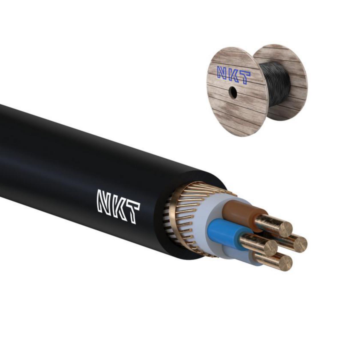 Kopparjordkabel HF NKT XCMK-HF Dca - KOPPARJORDKABEL-HF NKT XCMK-HF 4X6/6 RE DCA K500