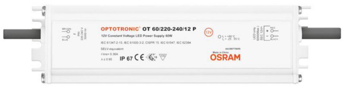 LED drivdon Airam OTP 12V - LED-DRIVER AIRAM LED DRIVER 60W OTP
