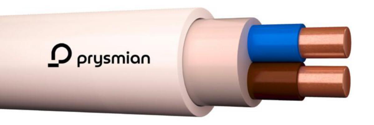 Asennuskaapeli MMJ 2x1,5 DCA - INSTALLATIONSKABEL-HF DRAKA XMJ-HF DCA 2X1.5 N 500V K500