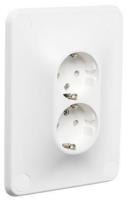 Vägguttag Schneider Electric Robust IP21 Infällda