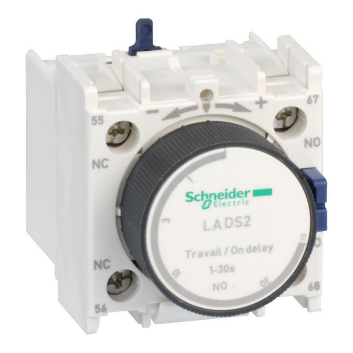 Hjälpkontakt till kontaktor Schneider Electric TeSys LAD - HJÄLPKONTAKT TIDDON TILLSLAGSFÖRDRÖJ 1-30S