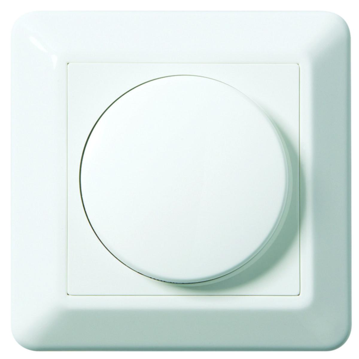 Dimmer med bakkantstyrning, RS - DIMMER ELKO RS16 LED 5-100VA VIT