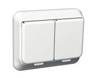 Vägguttag Schneider Electric Exxact 2-vägs  PR IP44