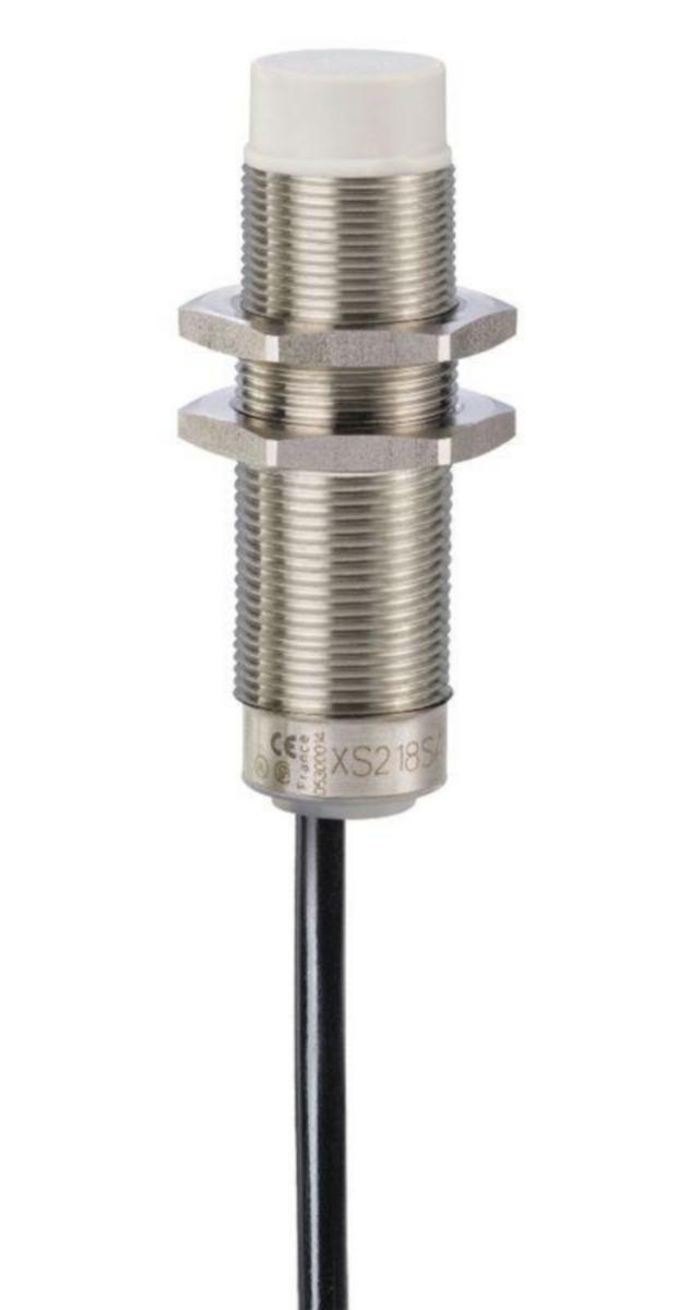 Induktiv givare Telemecanique OsiSense XS218SA-serie M18 - INDUKTIVGIVARE M18 XS218SAMAL10 AC/DC NO 10M