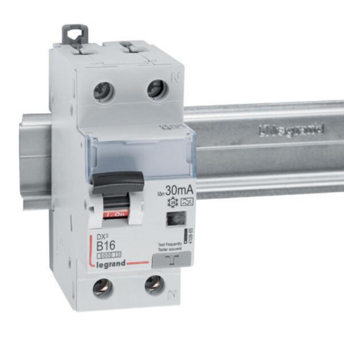 Vikavirtajohdonsuojakatkaisija Legrand 2-nap - PERSONSKYDDSBRYTARE 