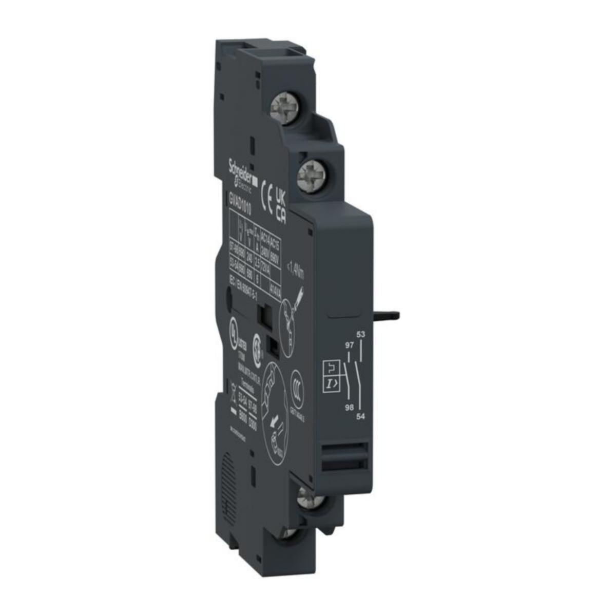 TeSys hjälp-signalblock Schneider Electric TeSys - LARM-/HJÄLPKONTAKT GVAD 1010 ALARM 1SL OCH HJÄLPKONTAKT 1SL