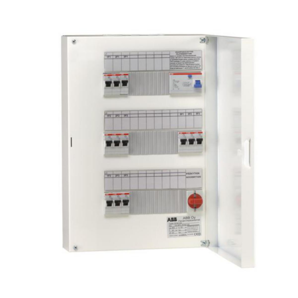 Gruppcentral ytmontage, IP20C FE ABB - GRUPPCENTRAL, FE RP4E12S 40A IP20C