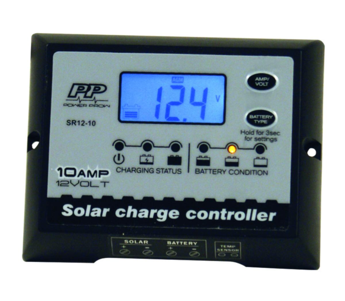 Kontrollpanel för solpaneler Marine PP SW - INSTALLATIONSMATERIAL SET SW PP MARINE 10 A