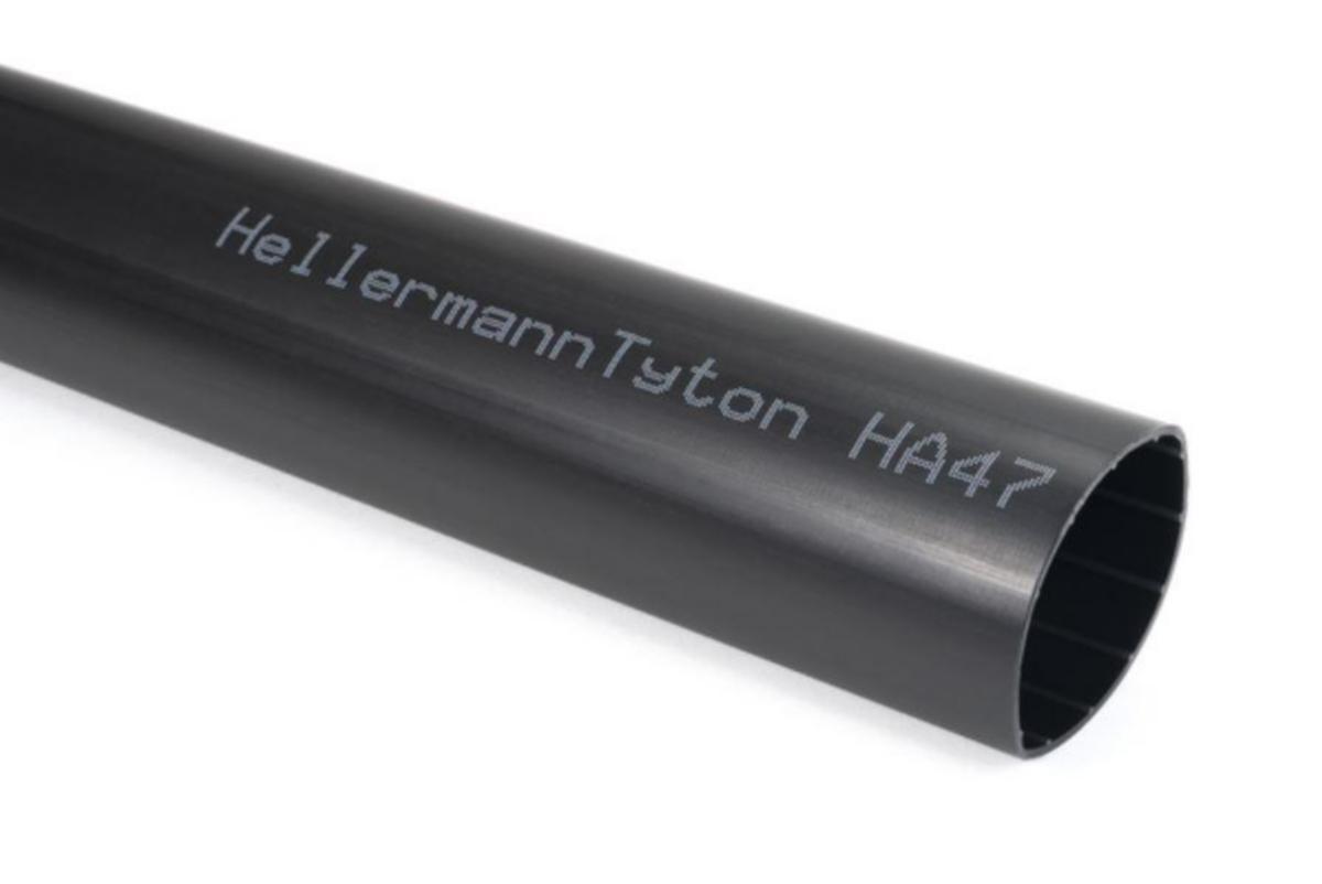 Krympslang HA47 HellermannTyton - VÄRMEKRYMPSLANG HELLERMANN TREDUX HA47 13/4 SVART 1m LIM