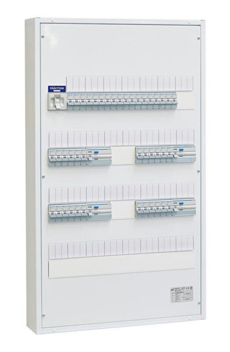 Gruppcentral inf/ytmontage UTU bulldog FE - GRUPPCENTRAL PÅPUTS/INFÄLL FE BULLDOG3842 V 50A IP30 FE