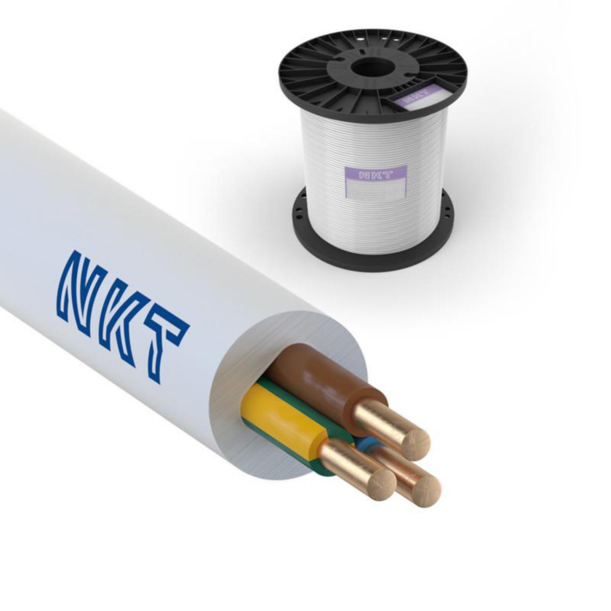 Installationskabel EXQ-Xtra 300/500V Dca, Nkt - INSTALLATIONSKABEL-HF NKT EXQ XTRA 3G2.5 DCA PK250
