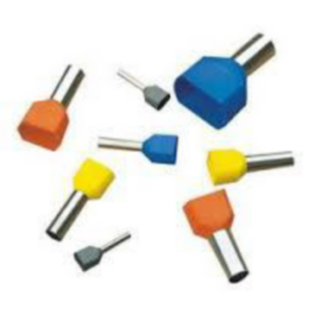 Ändhylsor TWIN Elematic - ANDHYLSA ELEMATIC 2x6.00-14mm 100st/påse