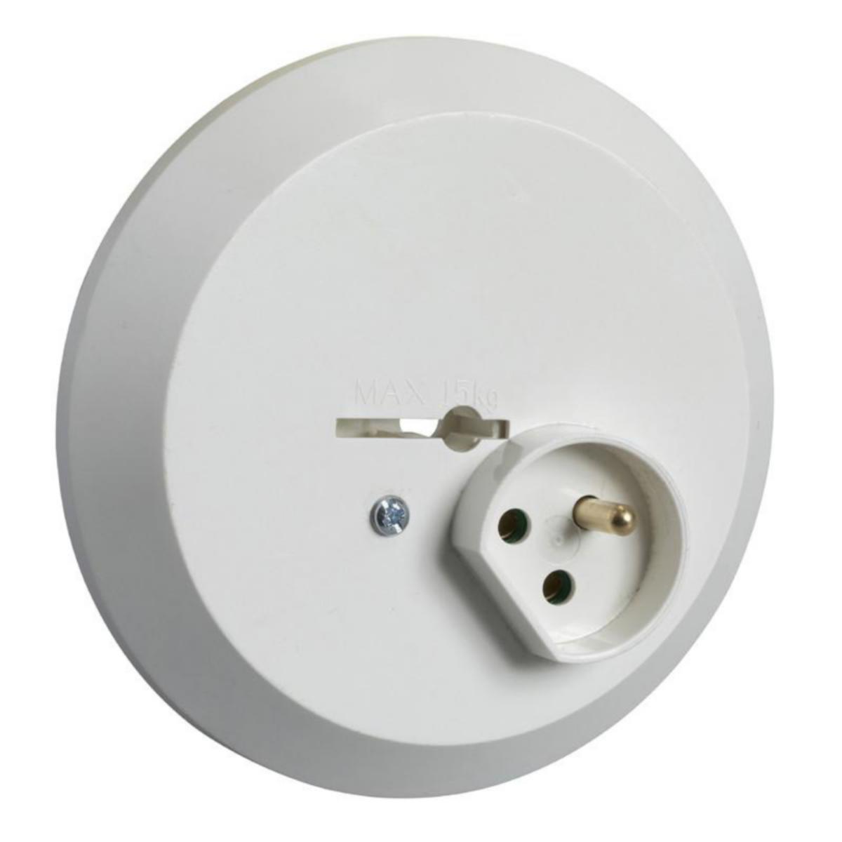 Belysninguttag Schneider Electric inf - STRÖMFORS TAKDOSLOCK TAKDOSLOCK 2-POL+JORD PP/INF