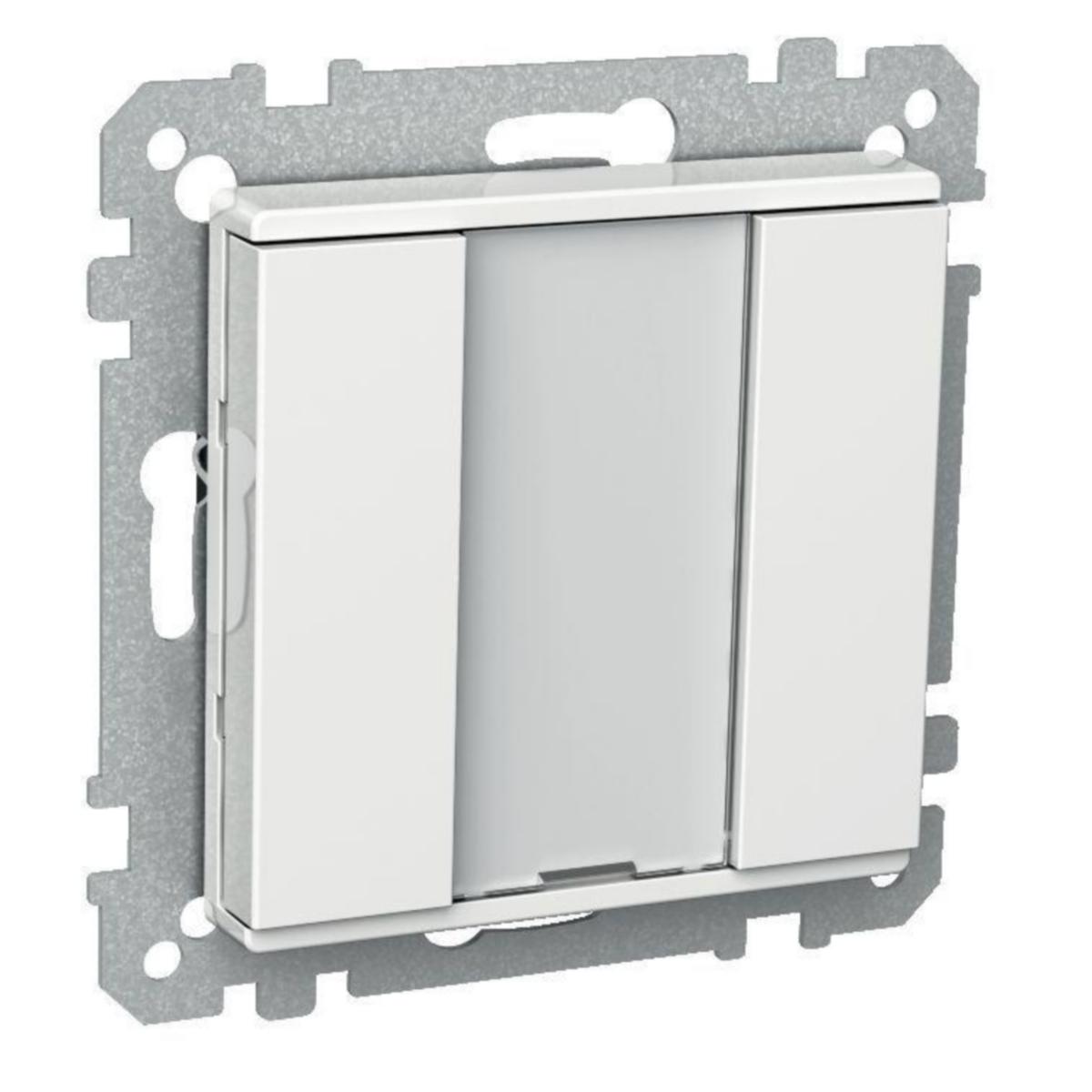 Tryckknappar Exxact, KNX, Schneider - EXXACT TRYCKKNAPP KNX TRYCKKNAPP 2 VIT