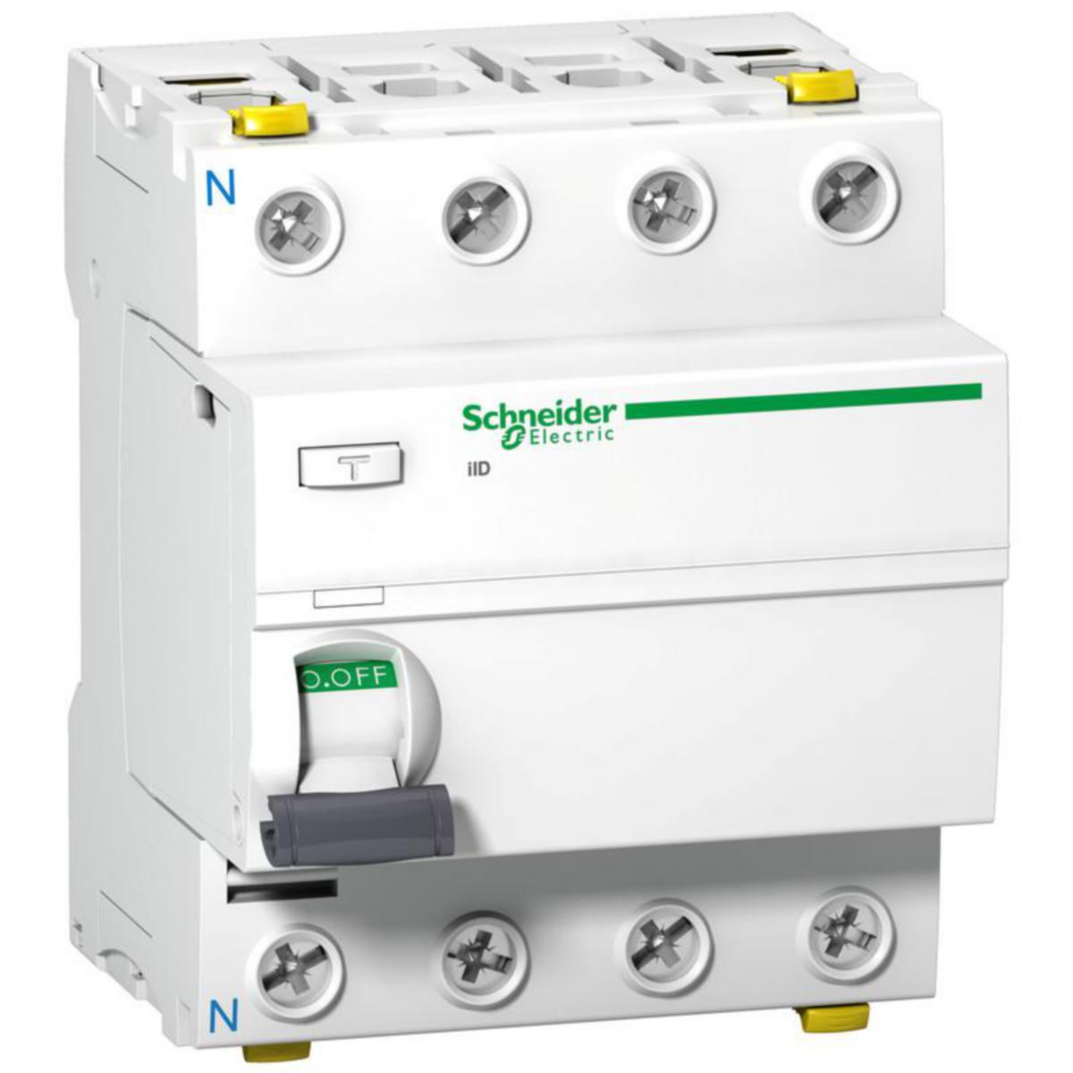 Jordfelsbrytare Schneider Electric Acti 9 - JORDFELSBRYTARE A9Z24480 IID 4P 80A 300MA A