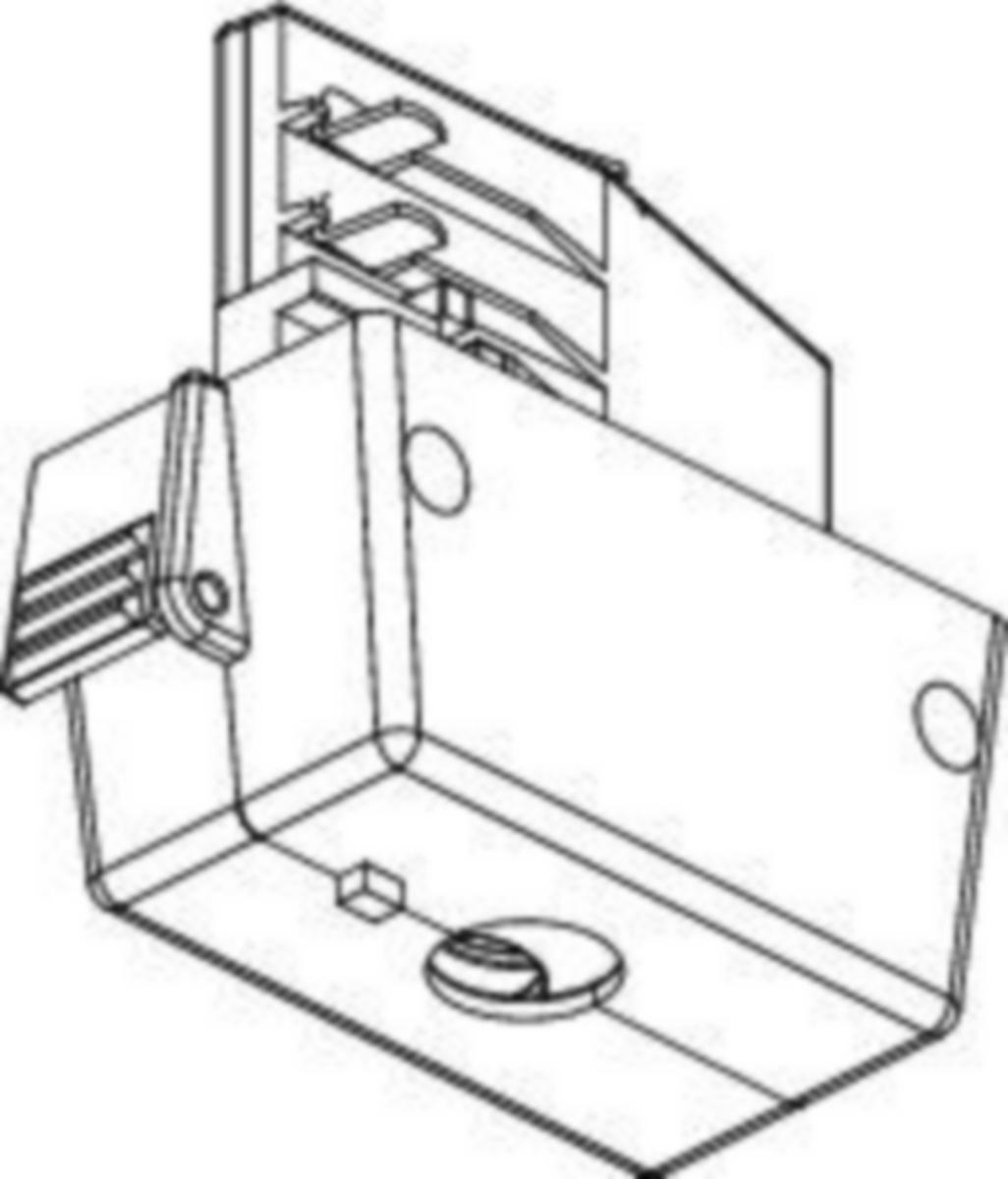 Belysningsskens adapter GLOBAL trac - KONTAKTSKENSADAPTER XTSA67-2 ADAPTER 400V/16A SVA