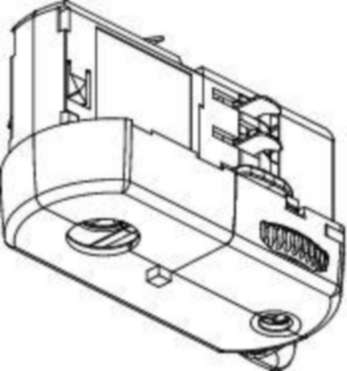 Fasväljar-adapter GA69 Global Trac Pro, Nordic Aluminium - GLOBAL TRAC TILLBEHÖR GA69-2 ADAPT. 250V/6A SVART