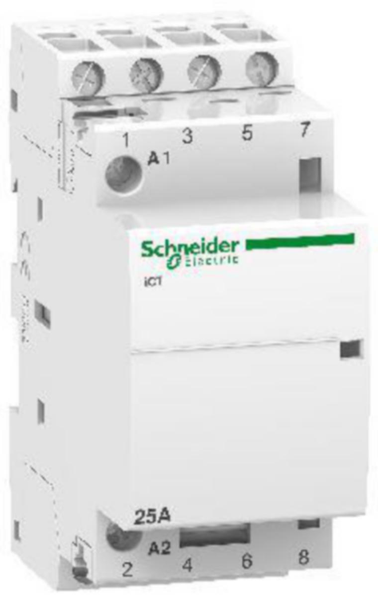 Modulkontaktor Schneider Electric Acti 9 - MODUL KONTAKTOR ICT MOD.KONTAKTOR 25A 4S 24VAC