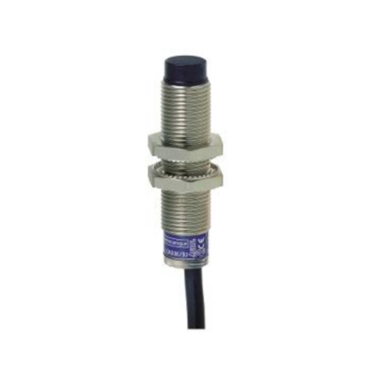 Induktiv givare Telemecanique OsiSense XS212A-serie M12 - INDUKTIVGIVARE M12 XS212SAPAL5 PNP NO 5M SN7MM
