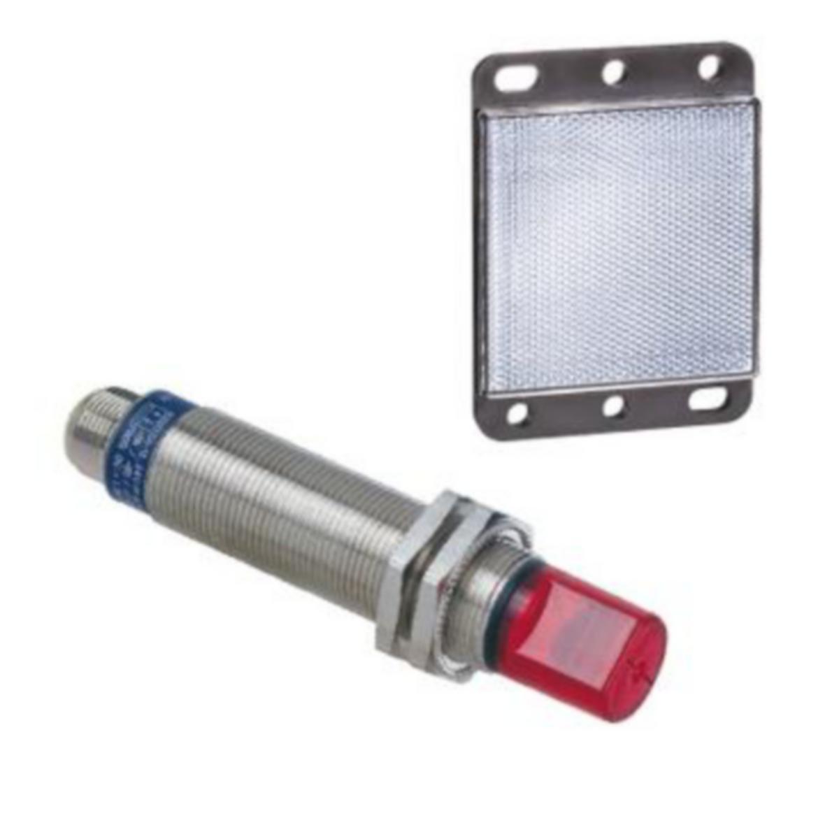 Optisk givare Telemecanique OsiSense XU1-serie M18 spegel - OPTISK GIVARE M18 SPEGEL XU1N18NP341WD 4M 90° NPN M12