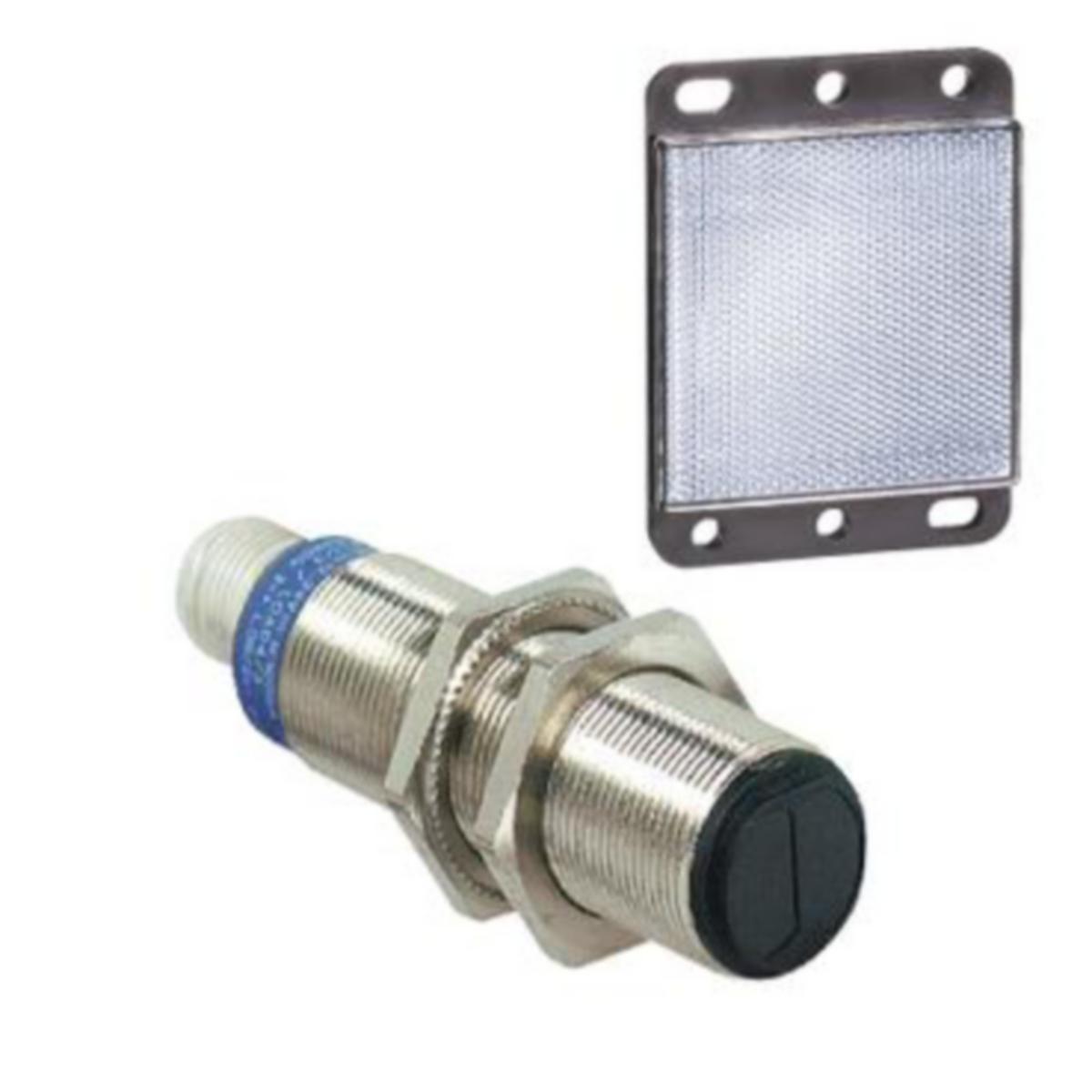Optisk givare Telemecanique OsiSense XU1-serie M18 spegel - OPTISK GIVARE M18 SPEGEL XU1N18PP341D 4M PNP M12