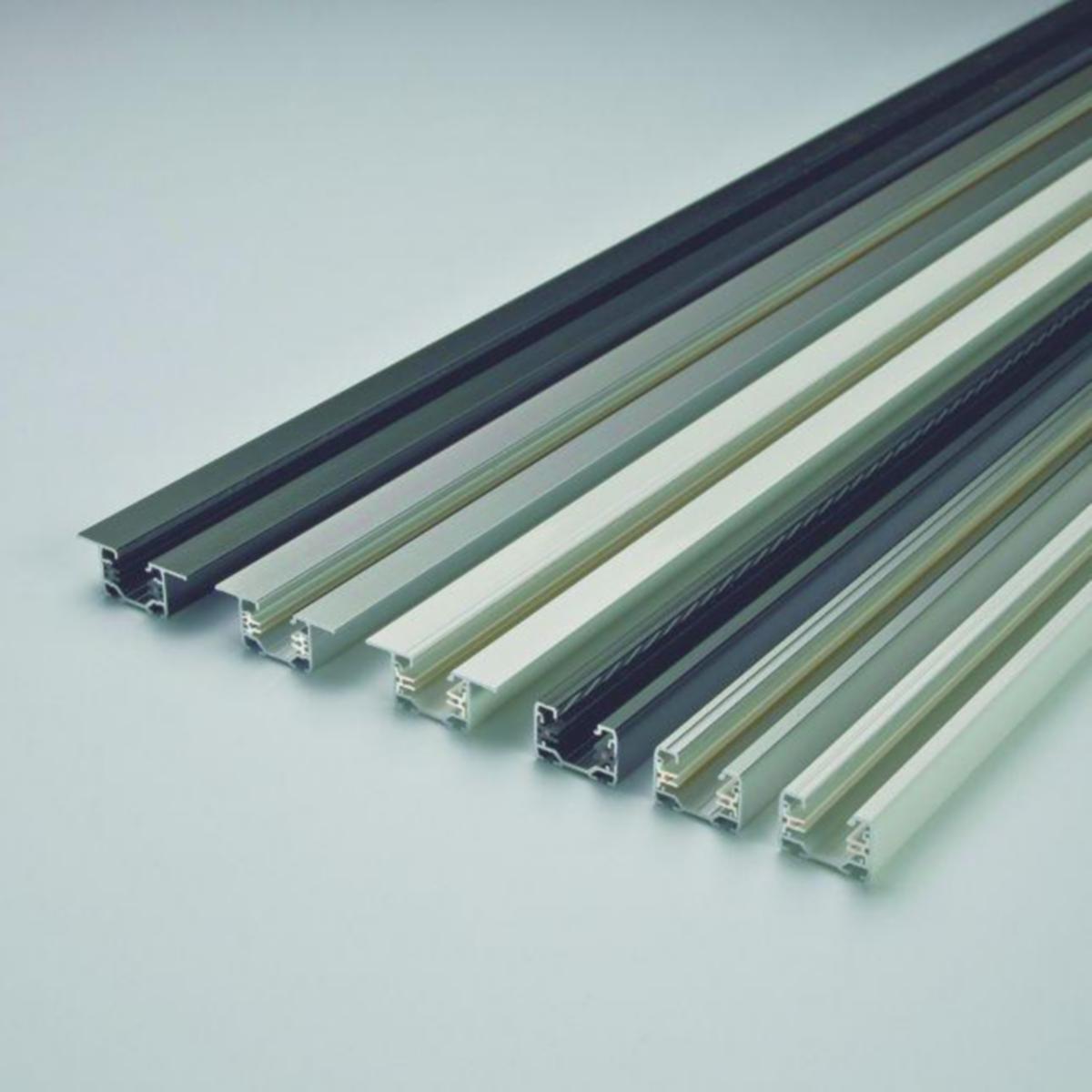 Belysningsskena Global Trac Base, Nordic Aluminium - GLOBAL TRAC BELYSNINGSSKENA GB 2100-3 1m PÅPUTS VIT