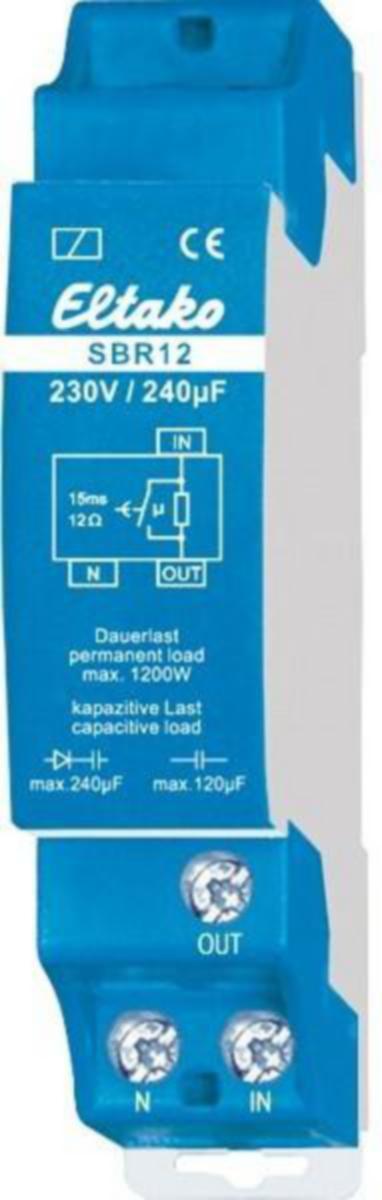 Strömövervakningsrelä SBR12-230V/240µF Eltako - KONTROLLRELÄ SBR12-230V/240µF