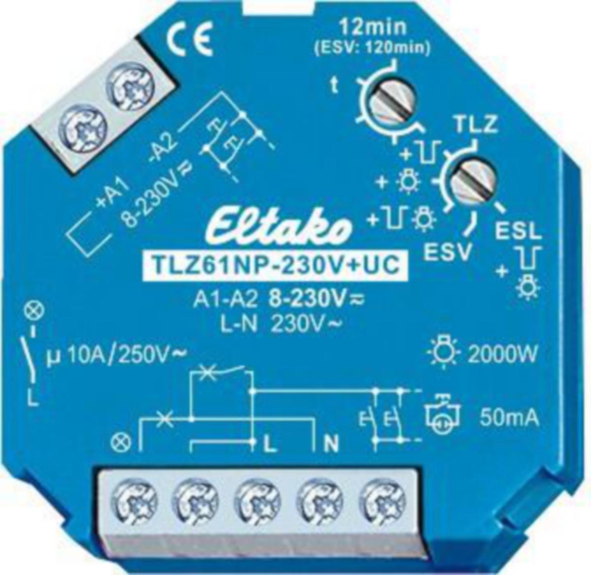 Trappautomat Eltako TLZ61NP-230V+UC - KOPPLINGSUR ELTAKO ELTAKO TLZ61NP-230V+UC