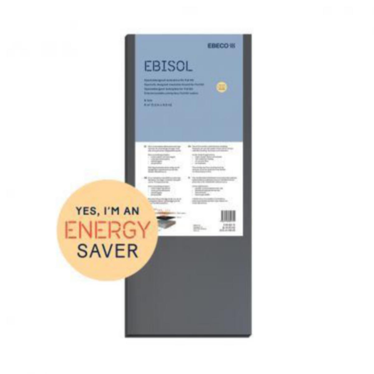 Värmeplatta Ebisol, Ebeco - ISOLERSKIVOR EBECO EBISOL ERISTE 6 MM 6M2 /PAK