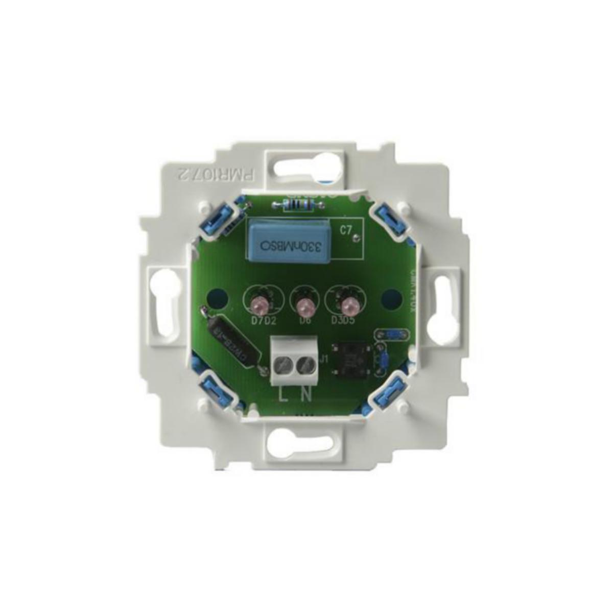 Ljussignal ABB Impressivo LED 230V - SIGNALLAMPA. INSATS LED. 230V/25MA. VIT. UTAN KLOR