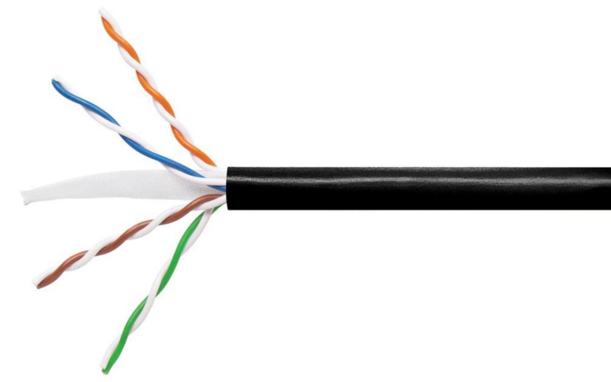 Nätverksdatakabel Systimax Cat6 U/UTP utomhusförläggning - NÄTVERKSDATAKABEL-CAT6 UTP 760008888 1571 UA.PE/SV K 305m