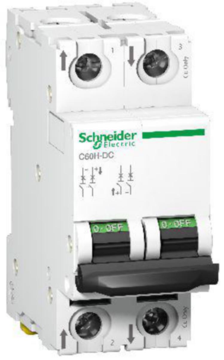 Minibrytare Acti9 C60H DC - DVÄRGBRYTARE ACTI9 C60H DC 2P C50A