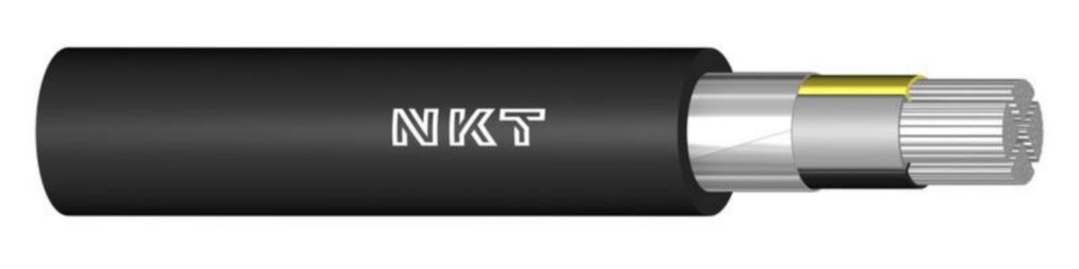 Alumiinivoimakaapeli AXMK 4x185 ECA - ALUMINIUMJORDKABEL NKT 1KV AXMK (N1XV-AS) 4x185S T500