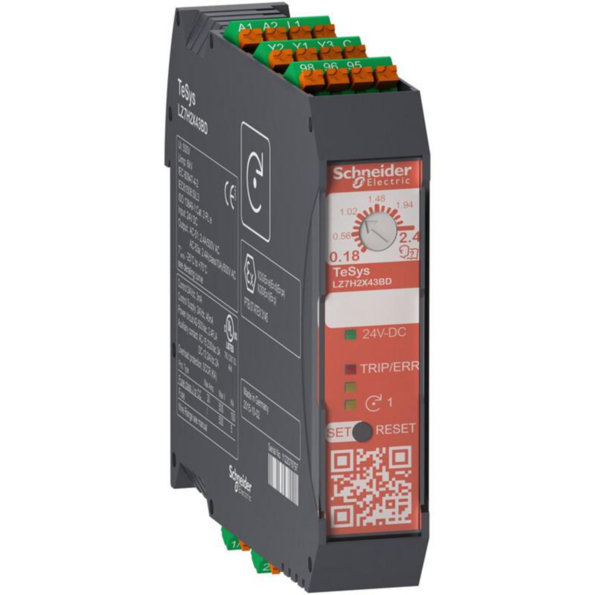 Moottorikäynnistin Schneider Electric TeSys - MOTOR STARTER LZ7H2X43BD