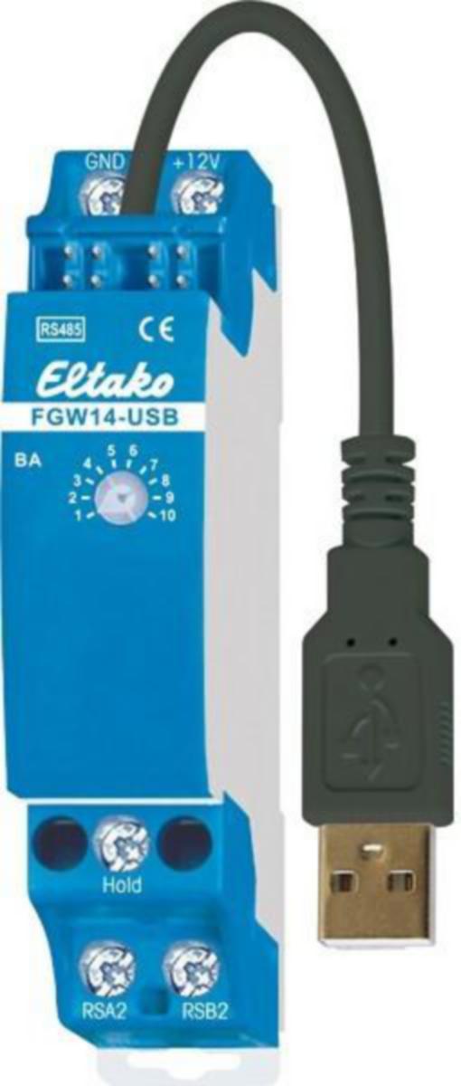 Gateway FGW14-USB Eltako - GATEWAY ELTAKO RS485-USB-