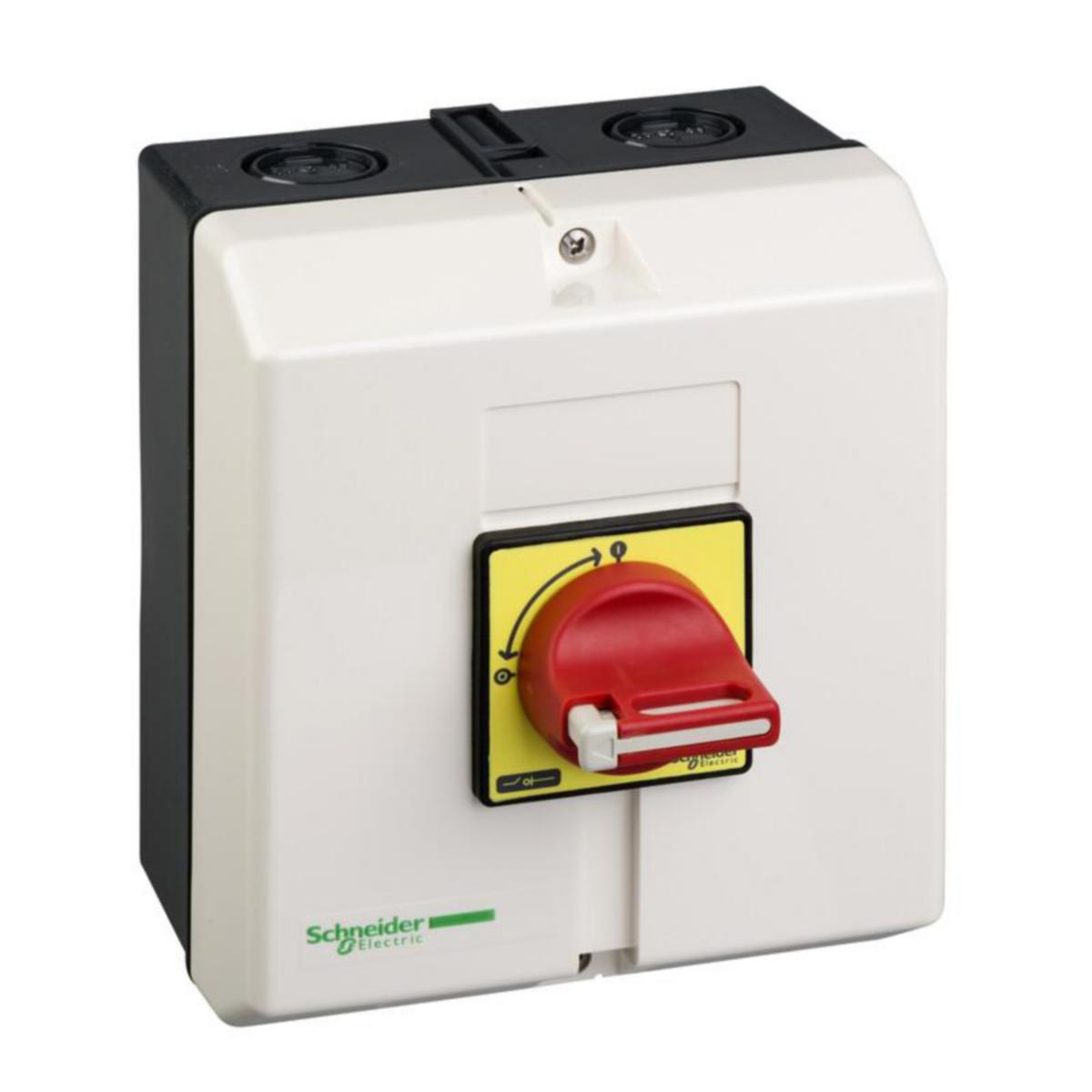 Säkerhetsbrytare Schneider Electric TeSys - SÄKERHETSBRYTARE KAPSLAD HUVUDBR. 63A 30KW IP65
