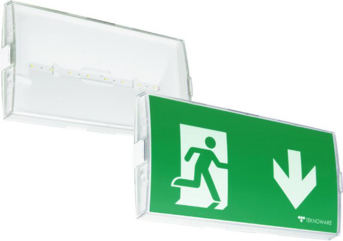 Nödljusarmatur Teknoware Teknoware Combo - NÖDLJUSARMATUR COMBO TEKNOWARE YB171W120 24-230VAC/DC IP40