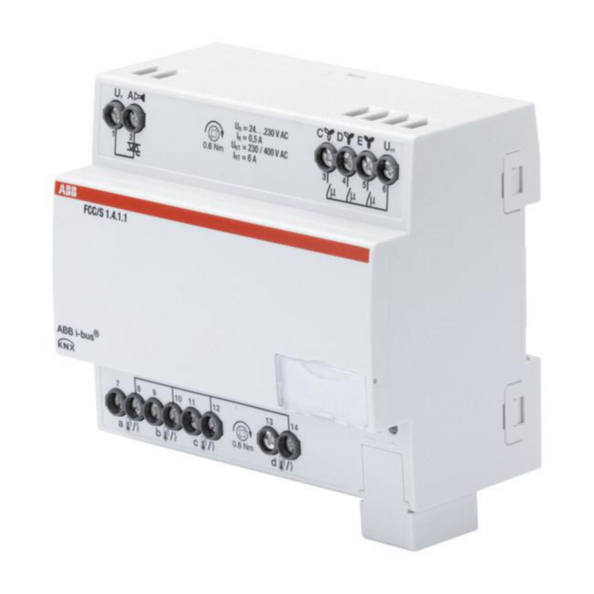 Fläktaktor KNX ABB FCC/S1.4.1.1 - UTGÅNGSENHET VÄRMARE KNX ABB FLÄKTAKT 3ST. 1X0.5A