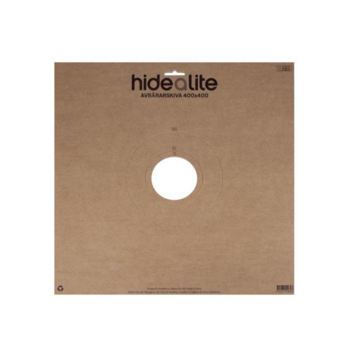 Downlight Hide-a-lite taustalevy - INSTALLATIONSPLATTA HIDE ALITE BAKPLATTA 400X400