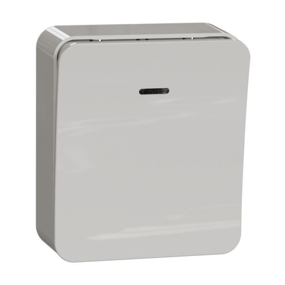 Strömställare Schneider Electric Exxact knapp med lampa - AVBRYTARE EXXACT 6T/16A/IP21 PPJ 2X MV VIT