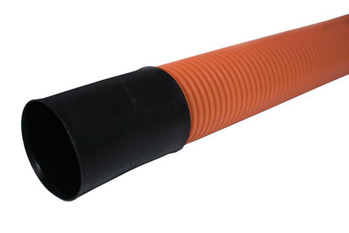 Kabelrör Wavin DVK, Klass B - KABELSKYDDSRÖR WAVIN DVK50 ORANGE 6M