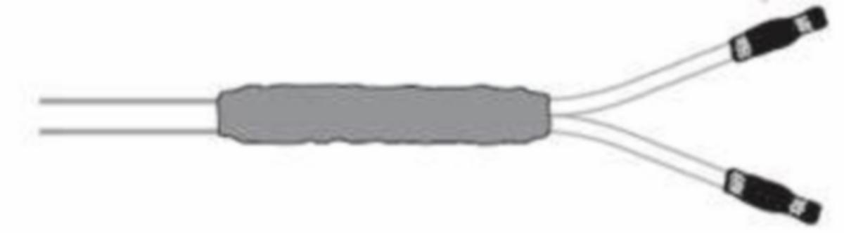 T-stycke TE-01-CR, Raychem - T-SKARV RAYCHEM TE-01-CR KRYMP