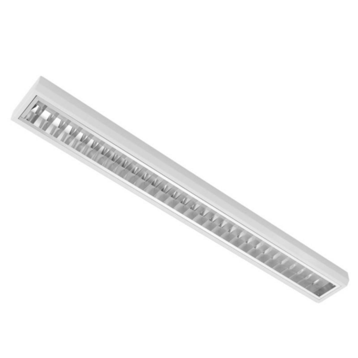 Pendel/utanpåliggande armatur Airam Profi L LED - PÅPUTS-/PENDELARMATUR PROFI L 1210x153 IP20 19W/840 AL MA WH